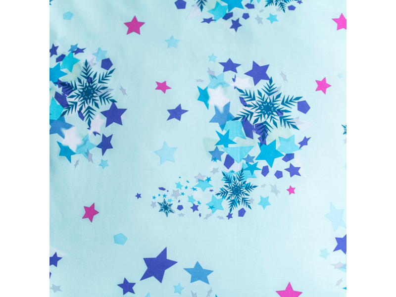 Disney Frozen Housse de couette, Sisters Glow in the Dark - Seul - 140 x 200 cm - Coton