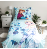 Disney Frozen Bettbezug, Sisters Glow in the Dark – Einzelbett – 140 x 200 cm – Baumwolle