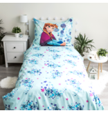 Disney Frozen Bettbezug, Sisters Glow in the Dark – Einzelbett – 140 x 200 cm – Baumwolle