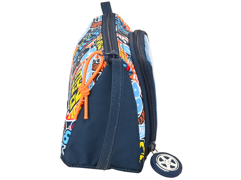 Hot Wheels Filled pencil case, Rally - 32 pieces - 20 x 11 x 8 cm - Polyester