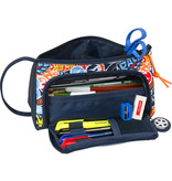 Hot Wheels Filled pencil case, Rally - 32 pieces - 20 x 11 x 8 cm - Polyester