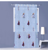 Disney Frozen Gordijn / Vitrage Sisters - 140 x 240 cm - Blauw