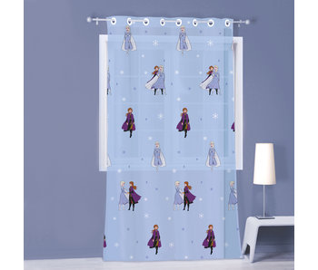 Disney Frozen Rideau / Voilage Sisters 100% Polyester 140 x 240 cm