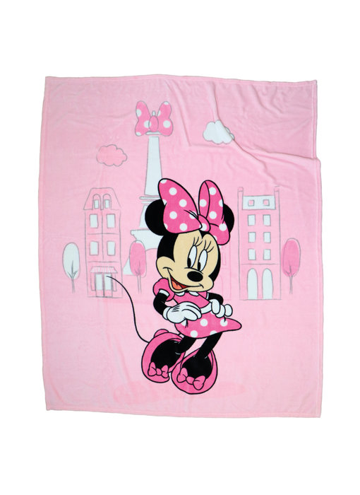 Disney Minnie Mouse Couverture polaire Shopping 110 x 140 cm