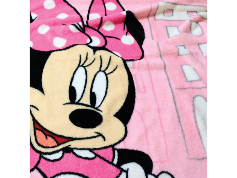 Disney Minnie Mouse Fleece deken Shopping - 110 x 140 cm - Polyester