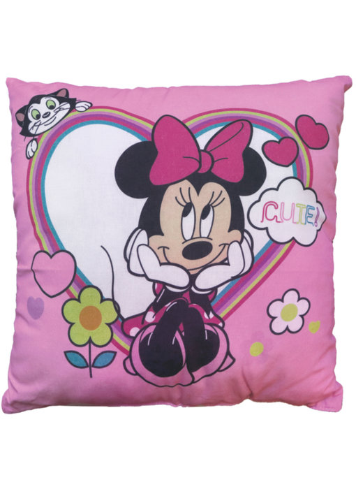 Disney Minnie Mouse Coussin décoratif Mignon 40 x 40 cm