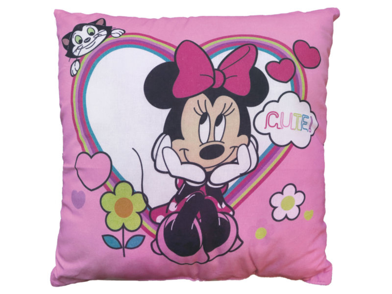 Disney Minnie Mouse Cushion Cute - 40 x 40 cm - Polyester