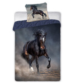 Animal Pictures Housse de couette Cheval Noir - Seul - 140 x 200 cm - Coton
