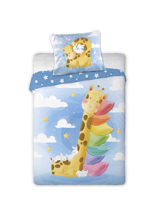 Cuddles BABY Bettbezug Giraffe 100 x 135 cm Baumwolle