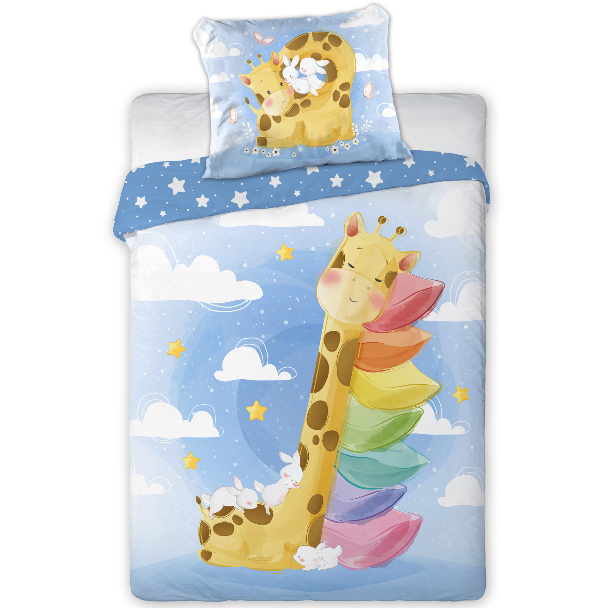 Behoren erts Ik denk dat ik ziek ben Cuddles Baby dekbedovertrek Giraf 100 x 135 cm 40 x 60 cm katoen -  SimbaShop.nl