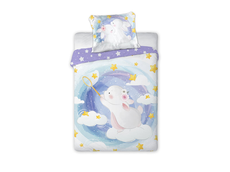 Cuddles BABY Duvet cover, Rabbit - 100 x 135 cm - Cotton