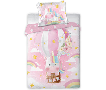 Cuddles BABY Bettbezug Einhorn 100 x 135 cm Baumwolle