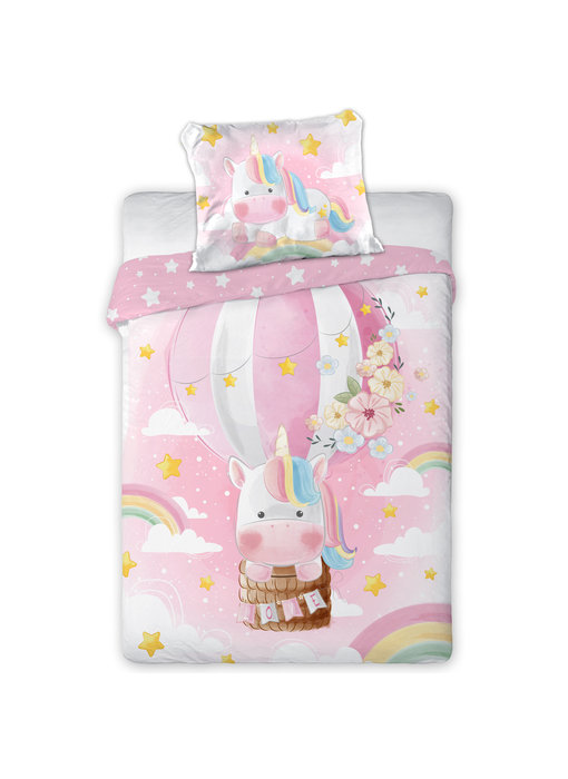 Cuddles BABY Dekbedovertrek Unicorn 100 x 135 cm Katoen