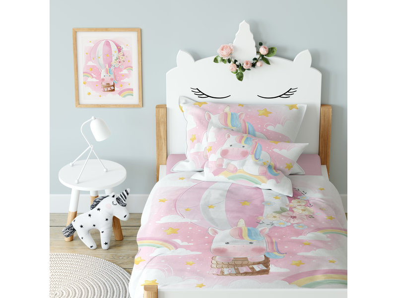 Cuddles BABY Duvet cover, Unicorn - 100 x 135 cm - Cotton