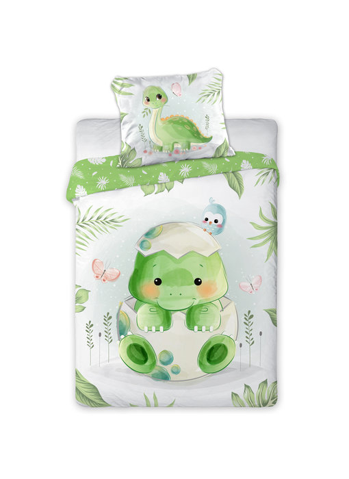 Cuddles BABY Dekbedovertrek Dinosaurus 100 x 135 cm Katoen