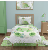 Cuddles BABY Dekbedovertrek, Dinosaurus - 100 x 135 cm - Katoen