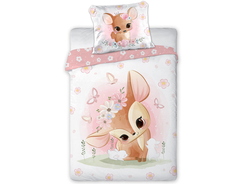 Cuddles BABY Duvet cover, Deer - 100 x 135 cm - Cotton