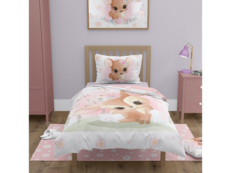 Cuddles BABY Duvet cover, Deer - 100 x 135 cm - Cotton