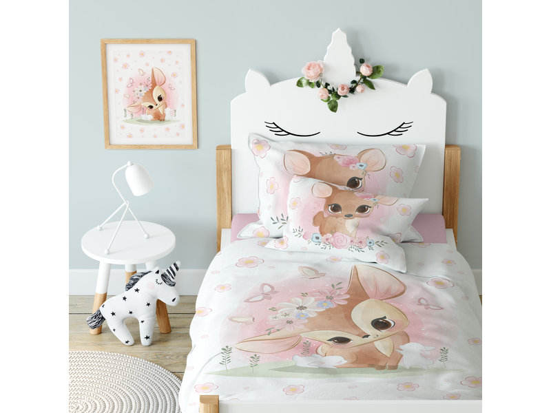 Cuddles BABY Duvet cover, Deer - 100 x 135 cm - Cotton