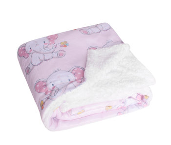 Animal Pictures Baby Fleece Blanket Elephant 80 x 100 cm Polyester