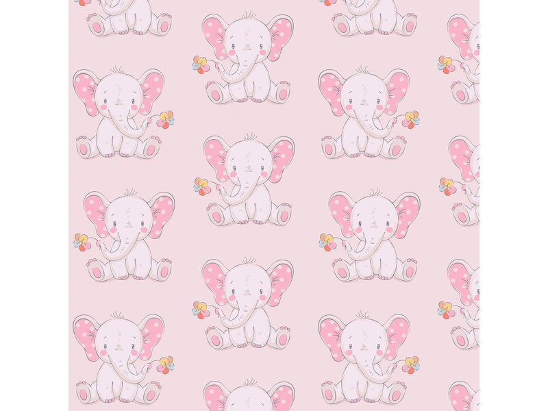 Animal Pictures Plaid polaire pour bébé, éléphant - 110 x 140 cm - Polyester