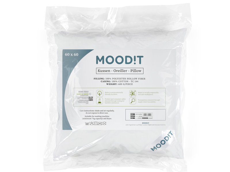 Moodit Pillow Winston - 60 x 60 cm - Polyester filling