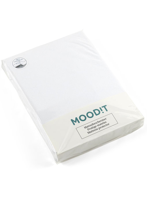 Moodit Waterproof Mattress Protector Noa 160 x 200 cm Cotton Jersey + PU