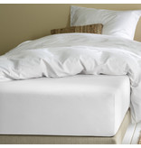 Moodit Fitted sheet Alina White - 140 x 200 cm - Cotton Jersey