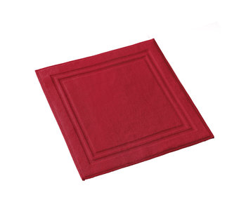 Moodit Bath mat King Deep Red 60 x 100 cm Cotton