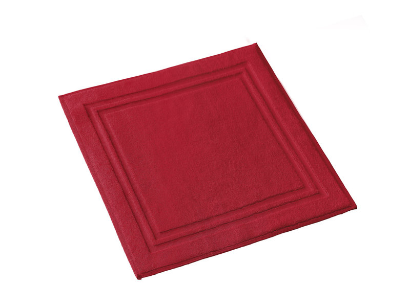 Moodit Bath mat King Deep Red - 60 x 100cm - 100% Cotton