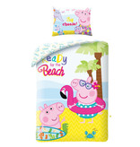 Peppa Pig Dekbedovertrek Ready for the Beach - Eenpersoons - 140 x 200 cm - Katoen