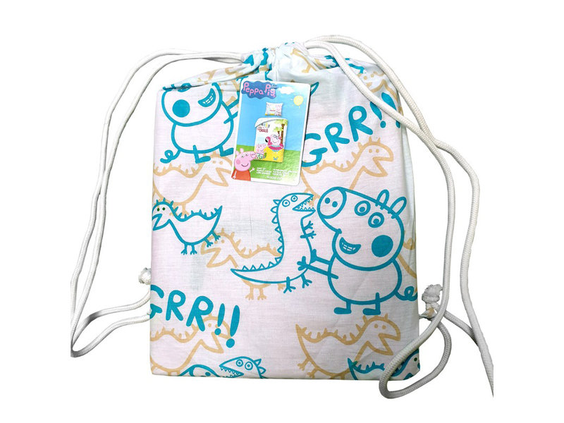 Peppa Pig Dekbedovertrek Ready for the Beach - 140 x 200 + 70 x 90 cm - Katoen