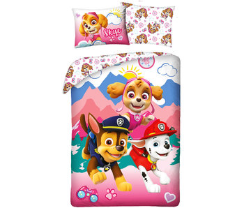 PAW Patrol Housse de couette Skye 140 x 200 cm + 70 x 90 cm Coton