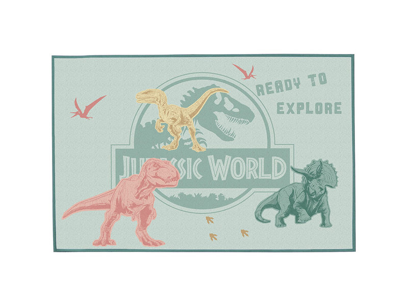 Jurassic World Rug Dino - 80 x 120 cm - Polyester