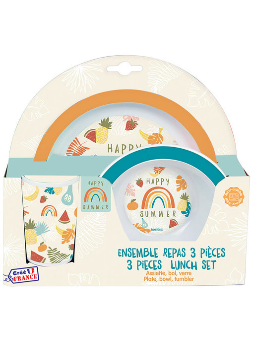 Fruity's Breakfast set Happy Summer 3 pieces