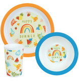 Fruity's Breakfast set Happy Summer - 3 pieces - Polypropylene