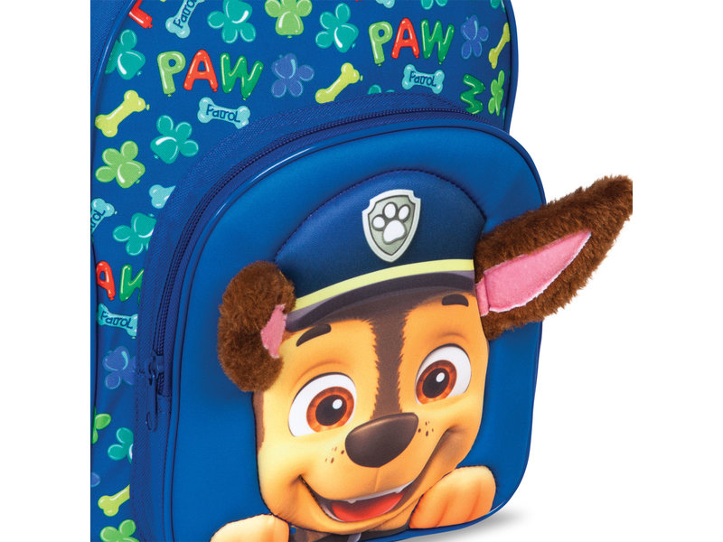 PAW Patrol Kleinkindrucksack, Chase - 30 x 23 x 10/13 cm - Polyester