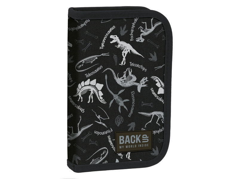 BackUP Filled Pencil Case, Dinosaurs - 22 pcs. - Polyester