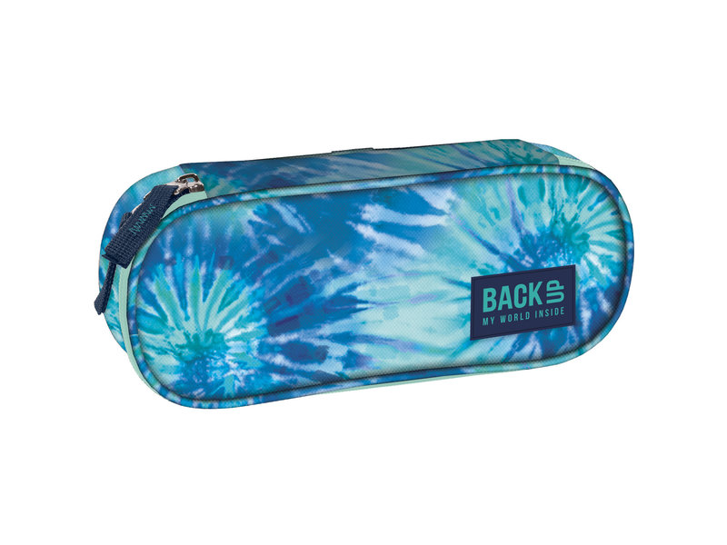 BackUP Etui Tie Dye Blue - 23 x 9 x 5 cm - Polyester