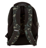 BackUP Backpack Camouflage Dino - 39 x 27 x 20 cm - Polyester