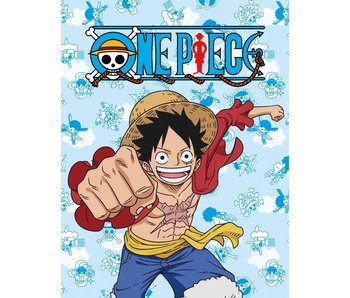 One Piece Fleece throw Luffy 130 x 170 cm Polyester