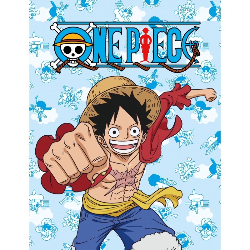 One Piece Fleece Plaid Luffy 130x170cm Simbashop Nl