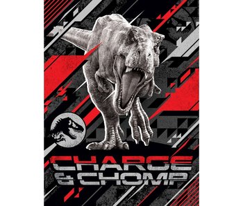 Jurassic World Fleece deken Charge 130 x 170 cm Polyester