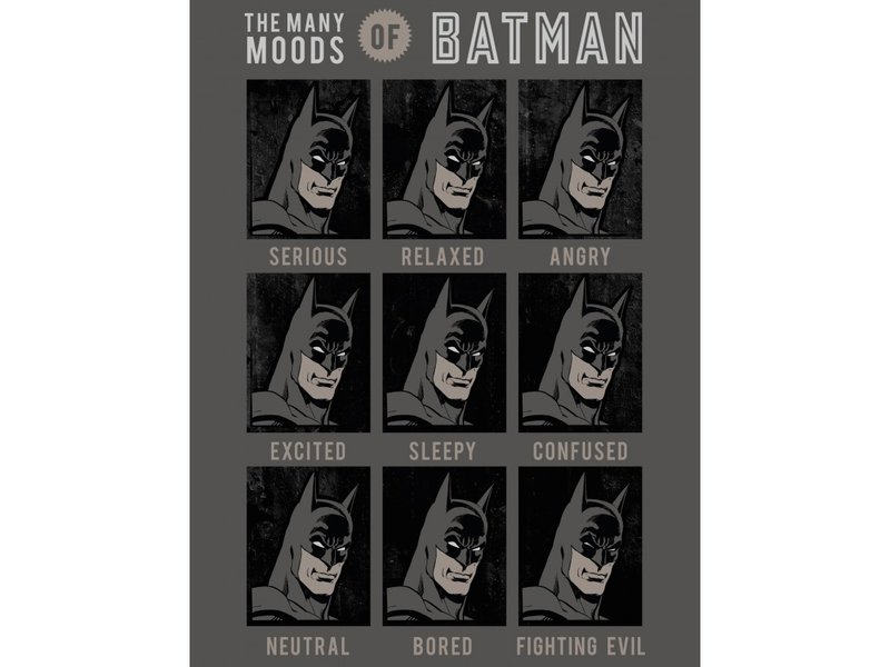 Batman Fleece throw Mood -130 x 170 cm - Polyester