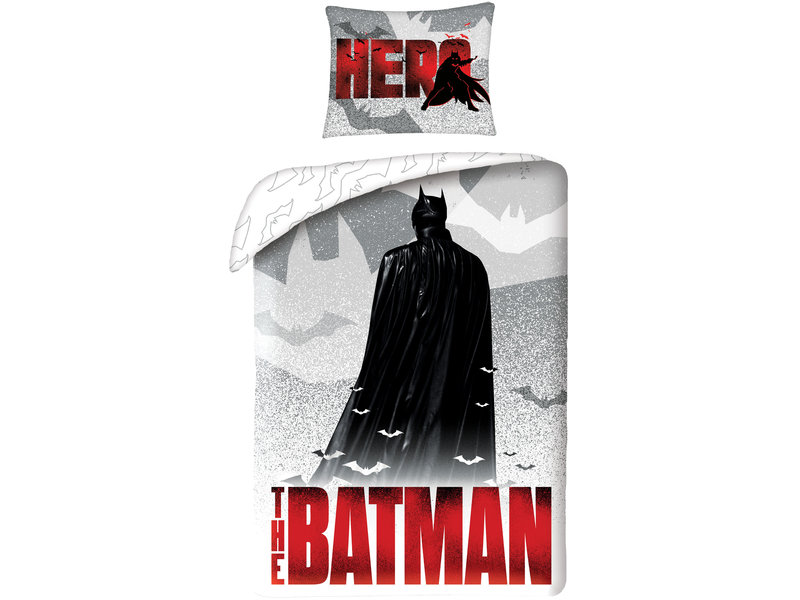 Batman Bettbezug, Hero – Single – 140 x 200 cm – Baumwolle