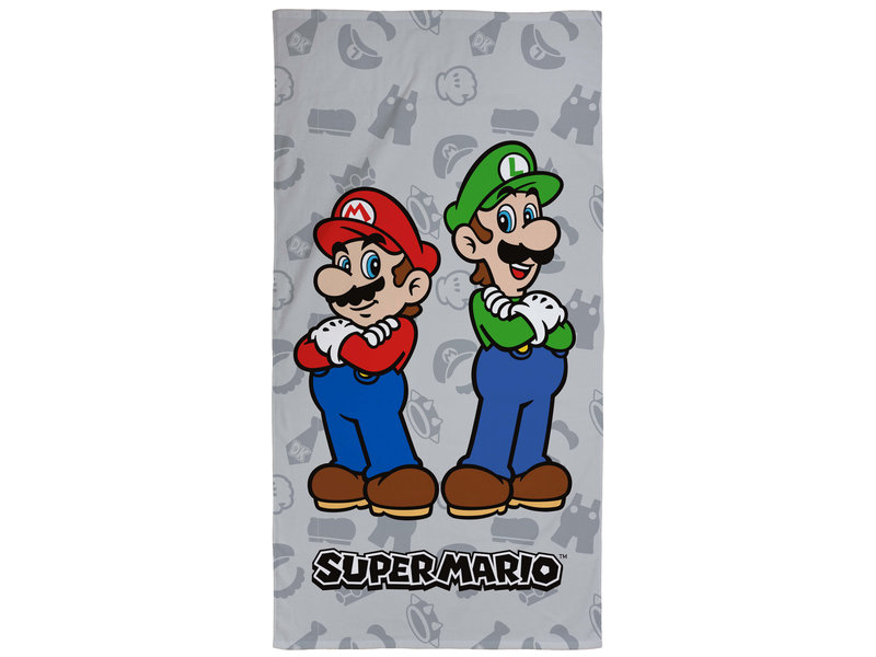 Super Mario Serviette de plage Super Mario - 70 x 140 cm - Coton