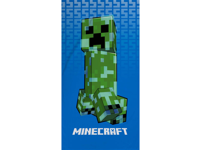 Minecraft Beach towel, Creeper - 70 x 140 cm - Cotton