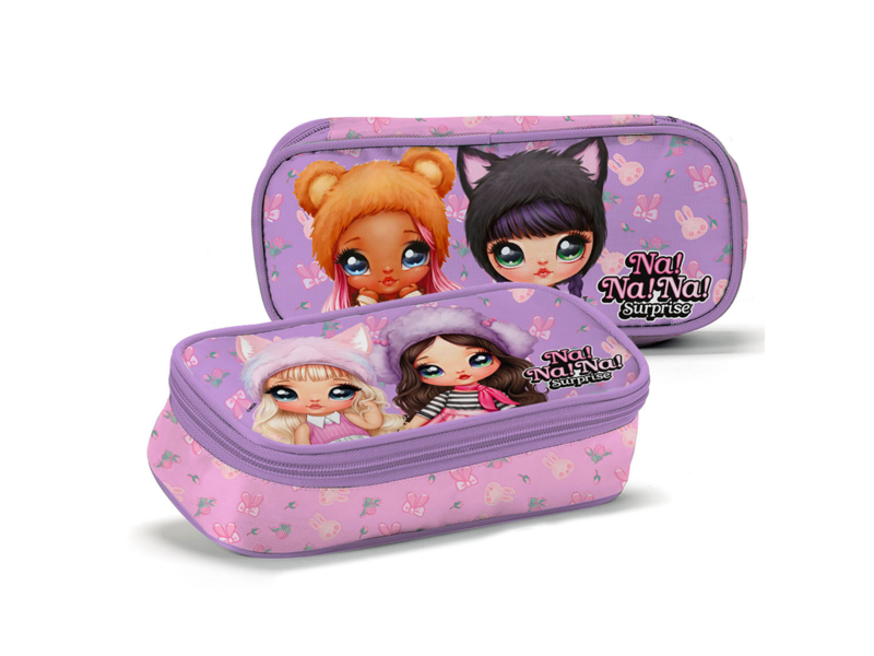 Na! Na! Na! Surprise Pencil case, Dolls Glam - 22 x 5 x 9 cm - Polyester
