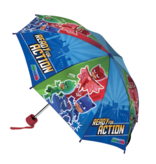 PJ Masks Parapluie, Ready for Action - Ø 96 x 24/55 cm - Polyester