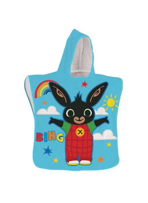 Bing Bunny Poncho Rainbow 50 x 100 cm Polyester